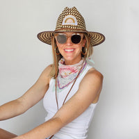 Brown and Cream Baldiz Lifeguard Hat