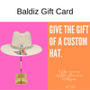 Custom Hat Gift Card