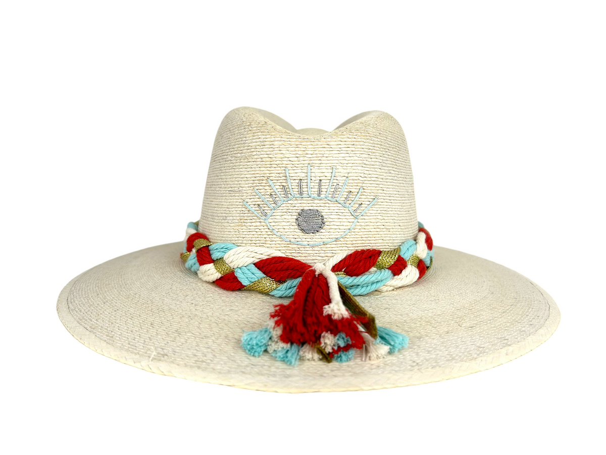 Embroidered Palm Hats
