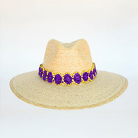 The Perfect Pair - The Indie Bag + Palm Hat with Raffia Band
