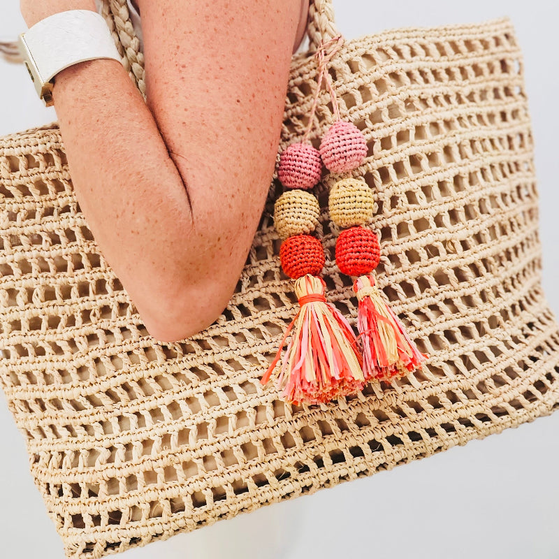 Tulum Raffia Tote