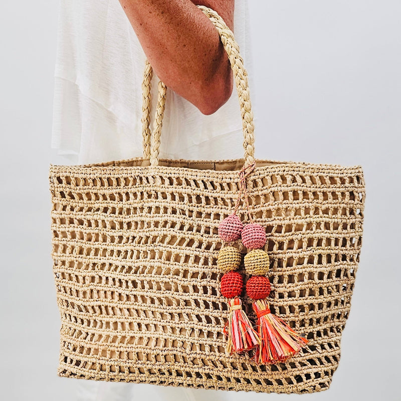 Tulum Raffia Tote