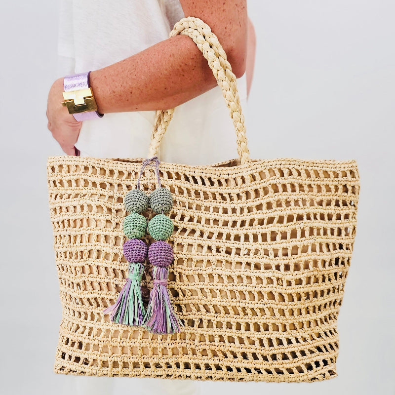 Tulum Raffia Tote