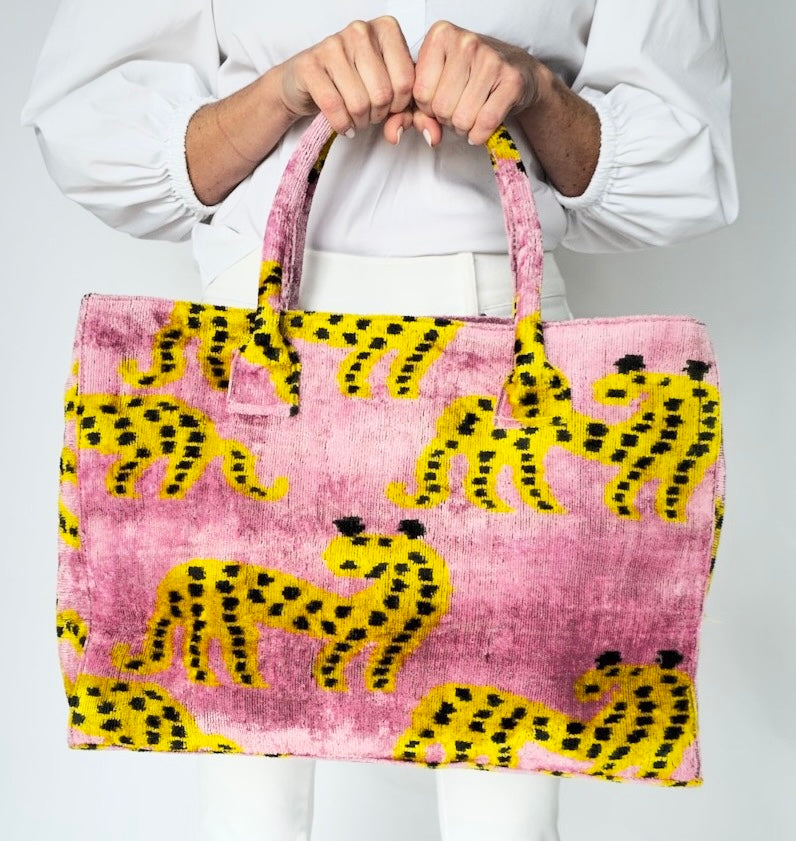 Pink Cheetah Weekender Bag