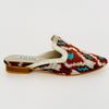 Brown and Blue Patterned Amelia Slide