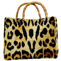 Golden Leopard Avery Bamboo Bag