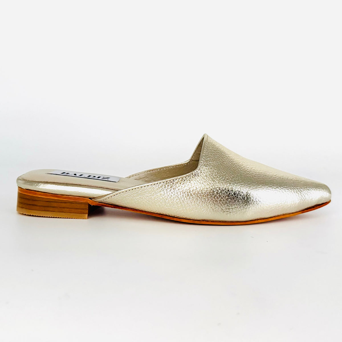 Gold Metallic Nora Slide