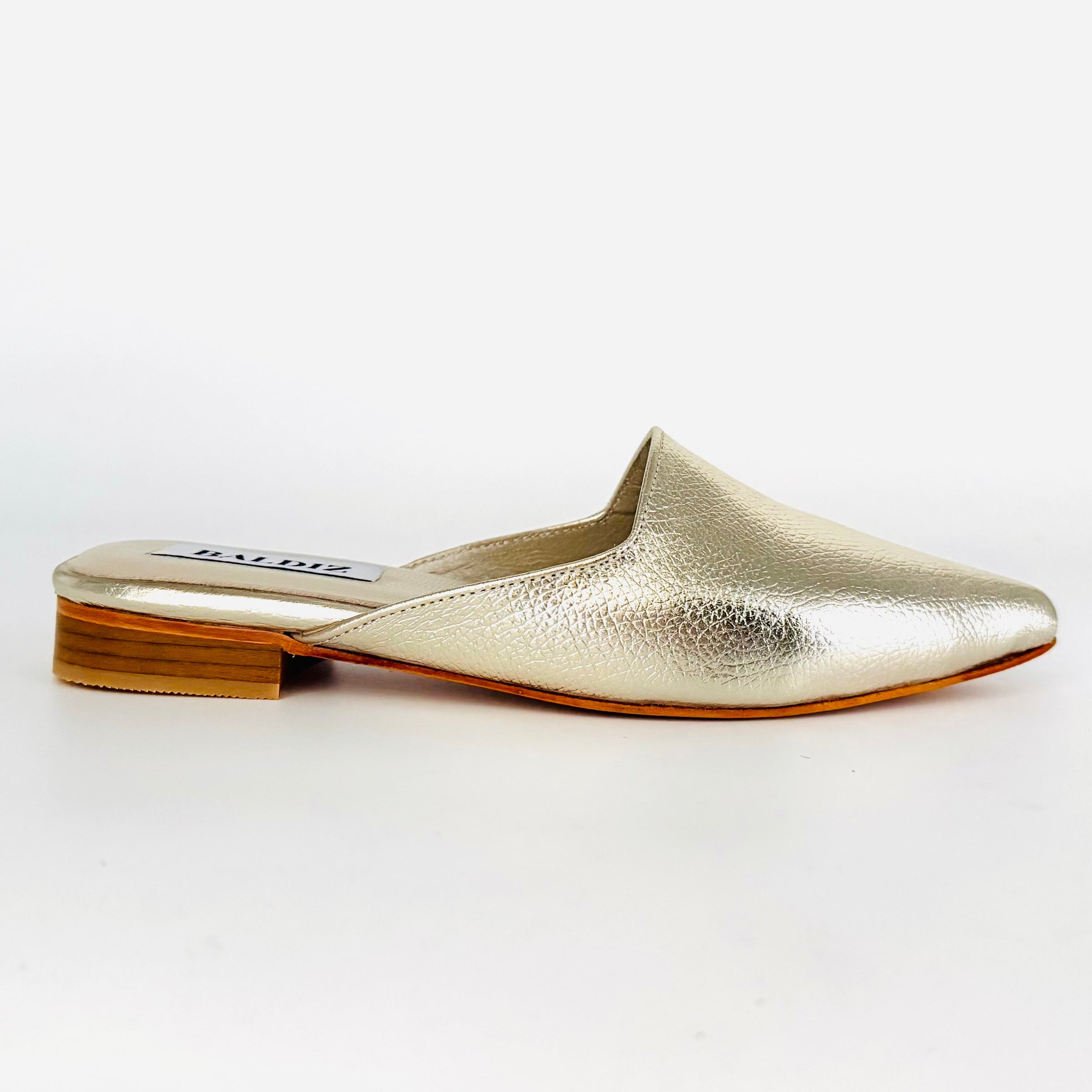 Gold Metallic Nora Slide
