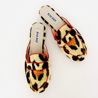 Leopard Print Poppy Slide