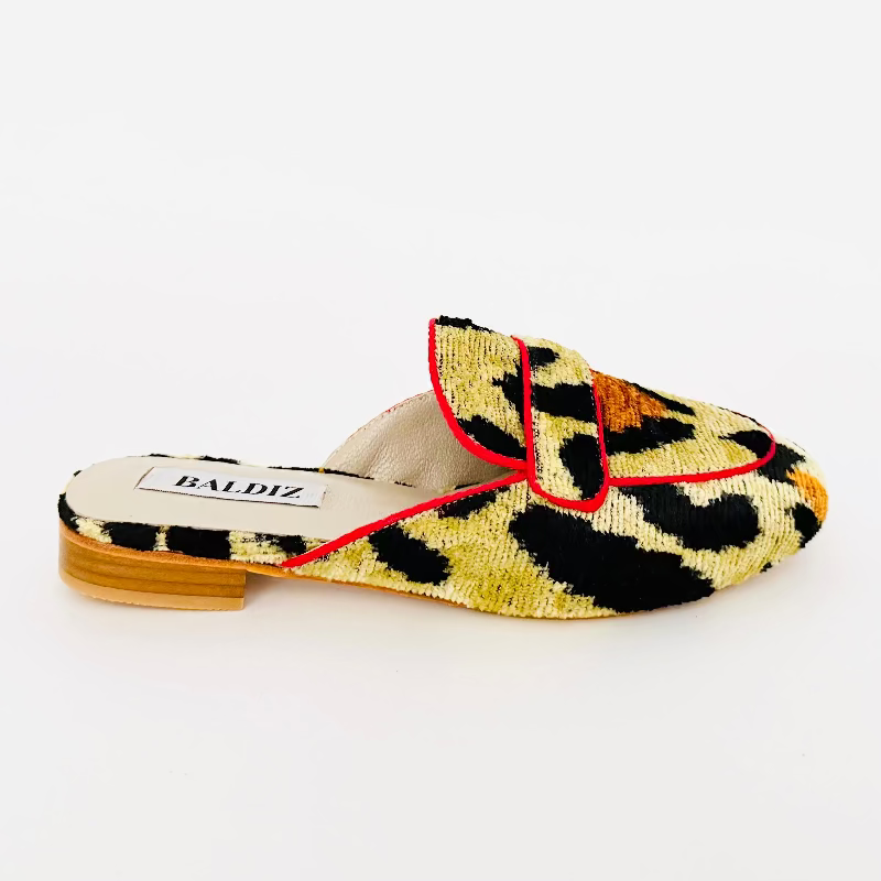 Leopard Print Poppy Slide