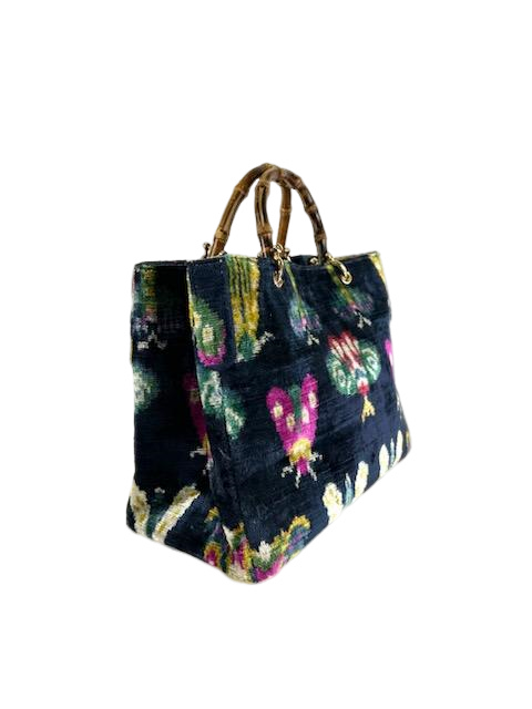 Blue Bug Small Avery Bamboo Bag