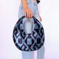 Blue and Navy Luca Bag