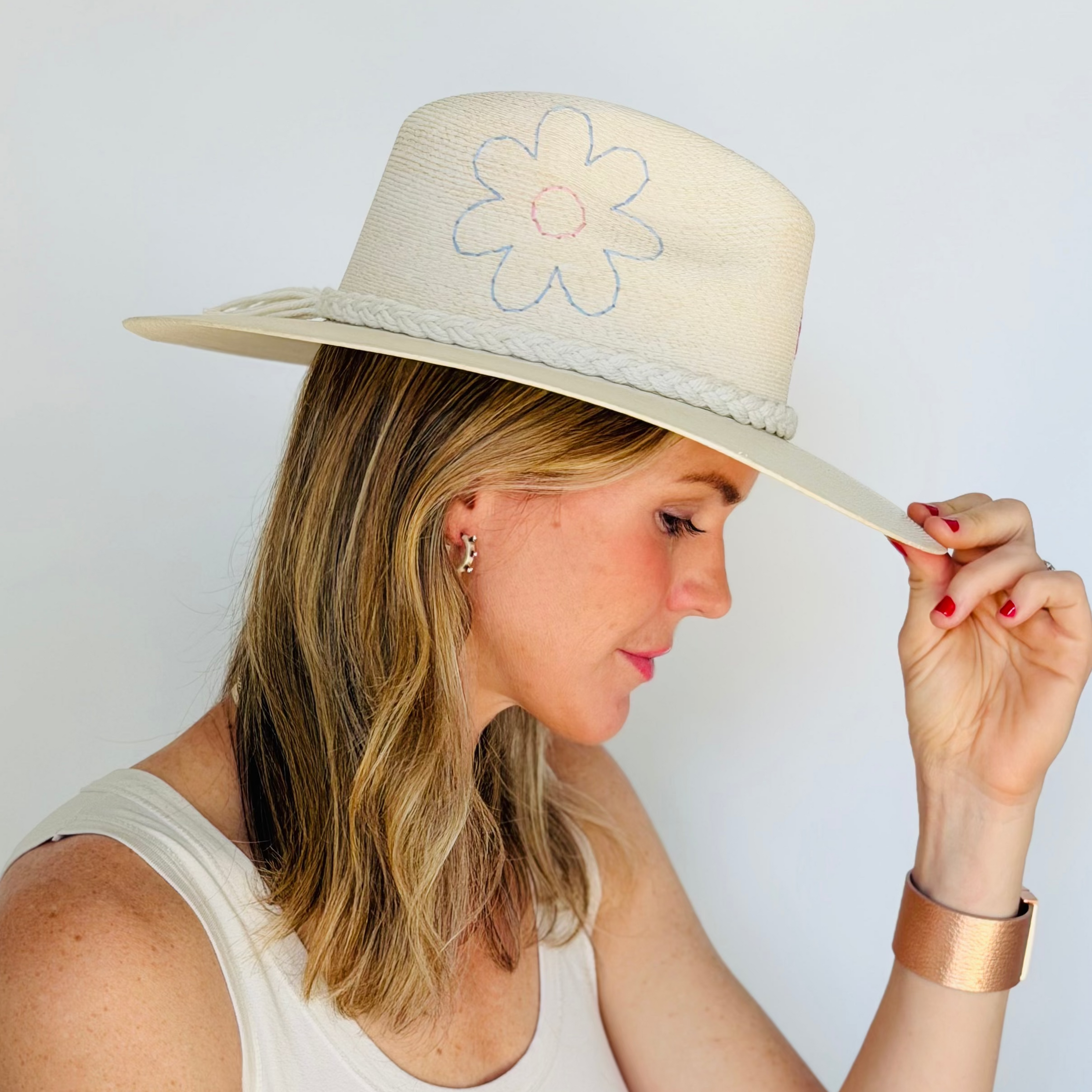 Baldiz "Pink Flower Power" Hat