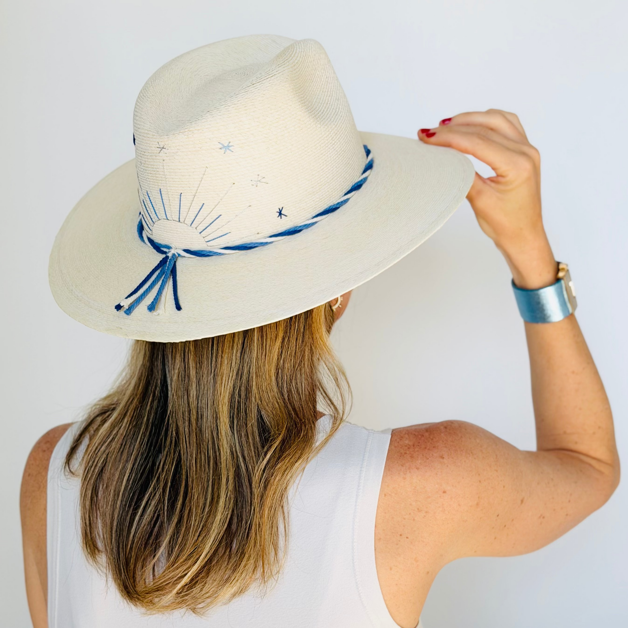 Baldiz "Blue Sunrise Sparkle" Hat