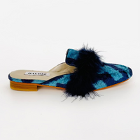 Blue and Navy Zoe with Fur
