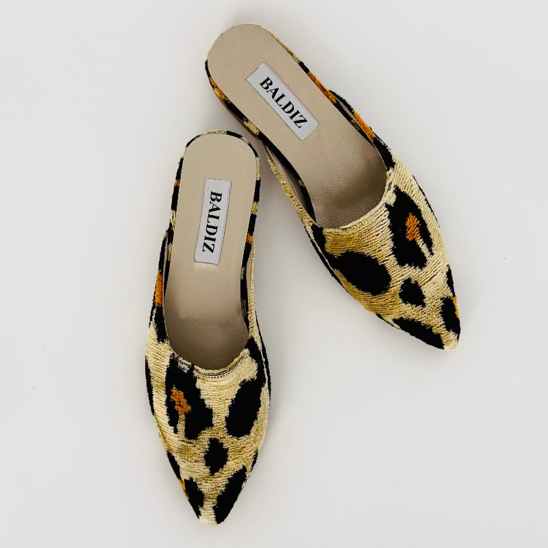 Leopard Print Nora Slide
