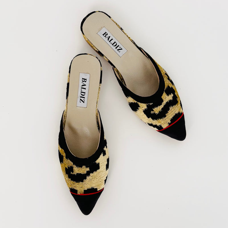 Leopard Patterned Valentina Slide