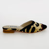 Leopard Patterned Valentina Slide