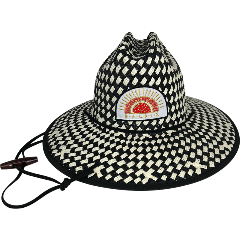 Baldiz Black and White Lifeguard Hat