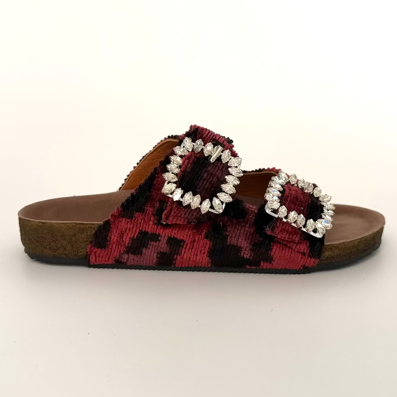 Crimson Safari Willow Slides