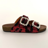 Crimson Safari Willow Slides