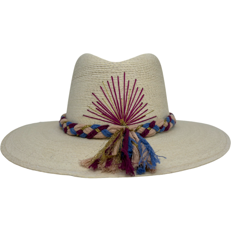 Baldiz "Magenta + Gold Agave" Hat