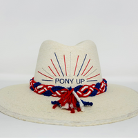 Red and Blue Sparks Hat