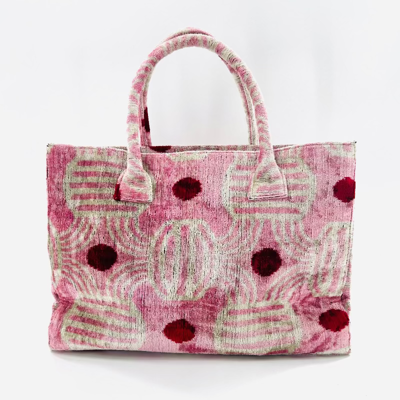 Pink and Maroon Dot Weekender