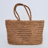 Tulum Natural Raffia Tote