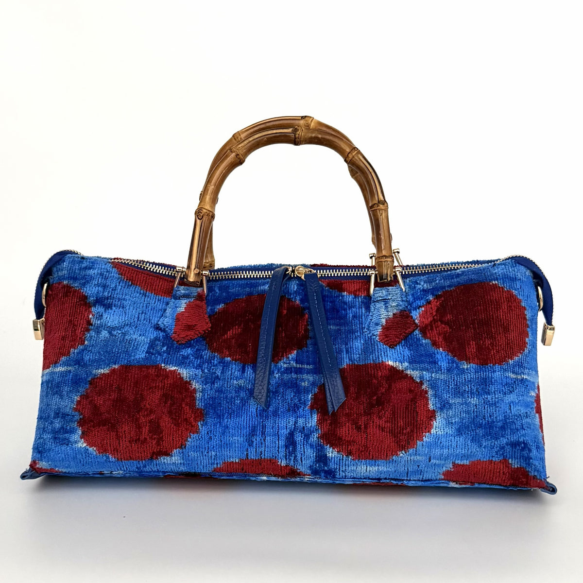 Royal Carmine Goldie Bamboo Bag