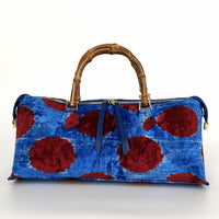 Royal Carmine Goldie Bamboo Bag