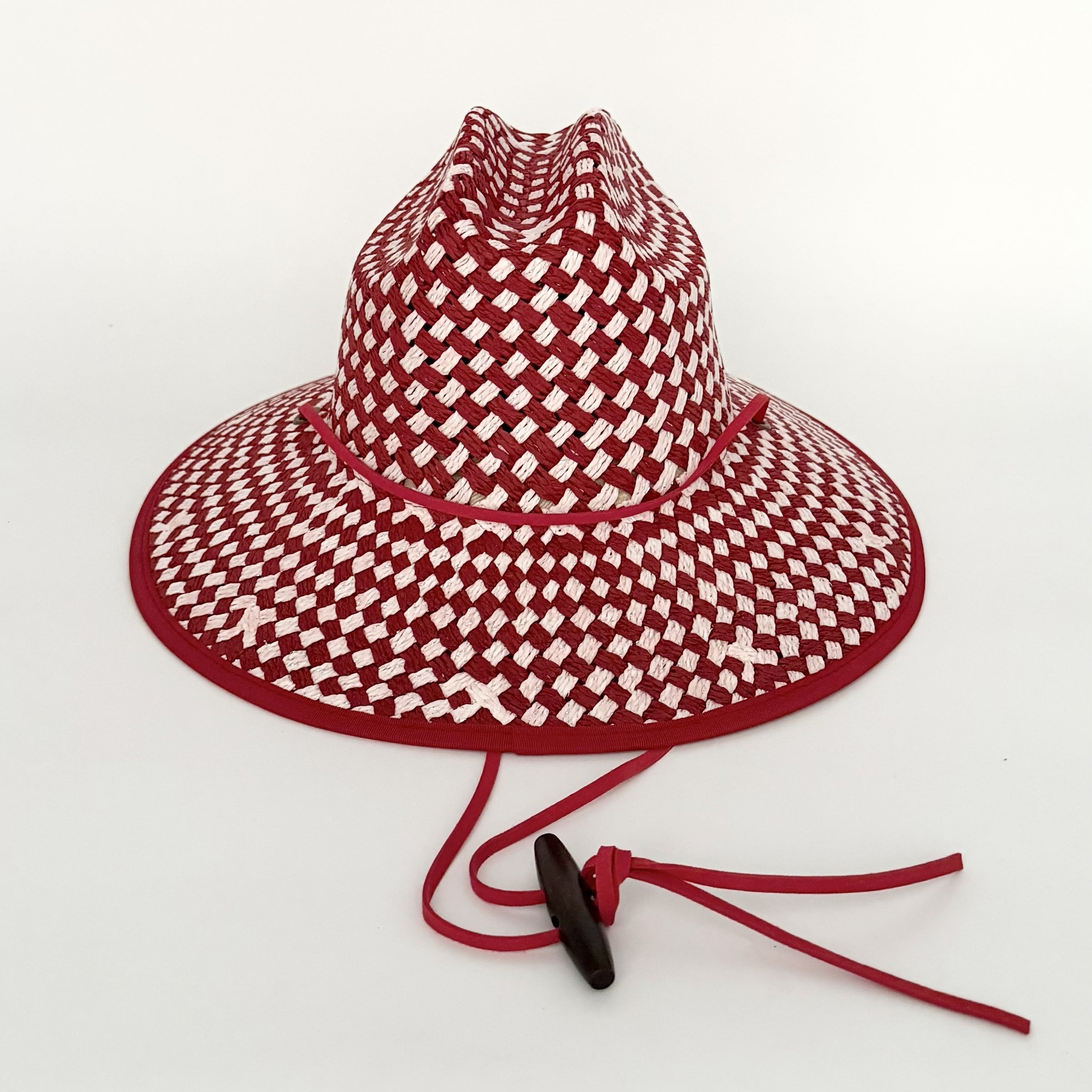 Baldiz Red and White Lifeguard Hat