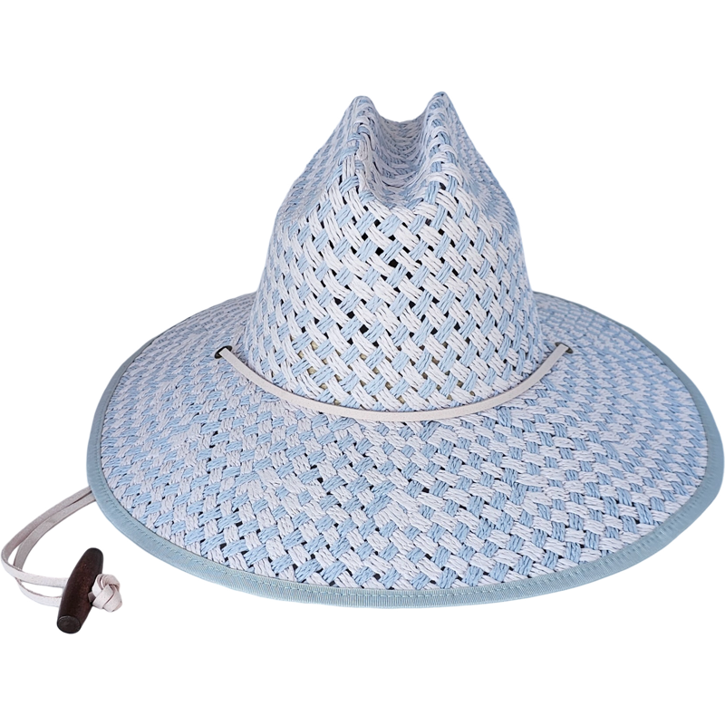 Baldiz Ice Blue Wide Brim Lifeguard Hat
