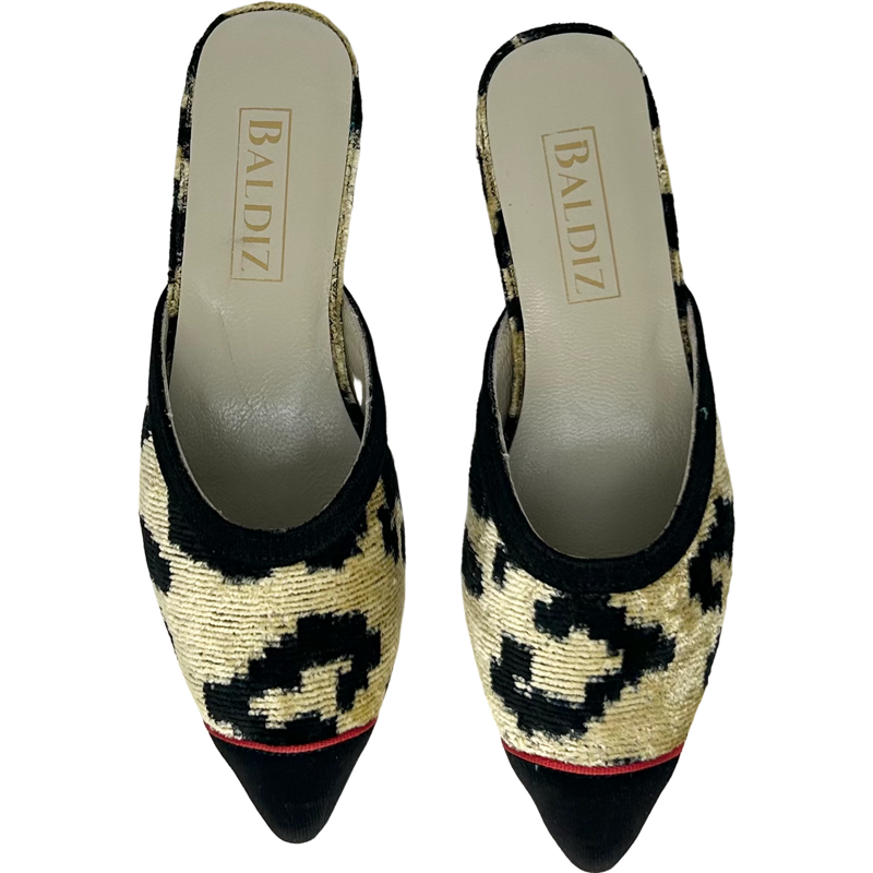 Leopard Patterned Valentina Slide