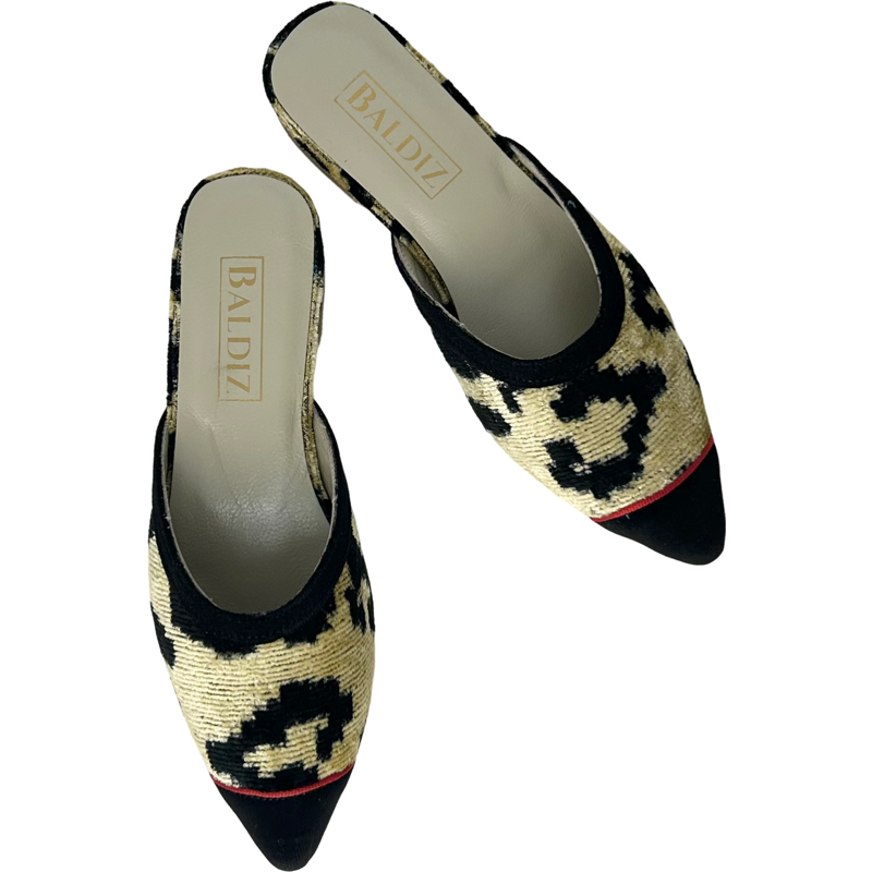 Leopard Patterned Valentina Slide
