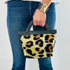Leopard Print Leather Mini Cypress