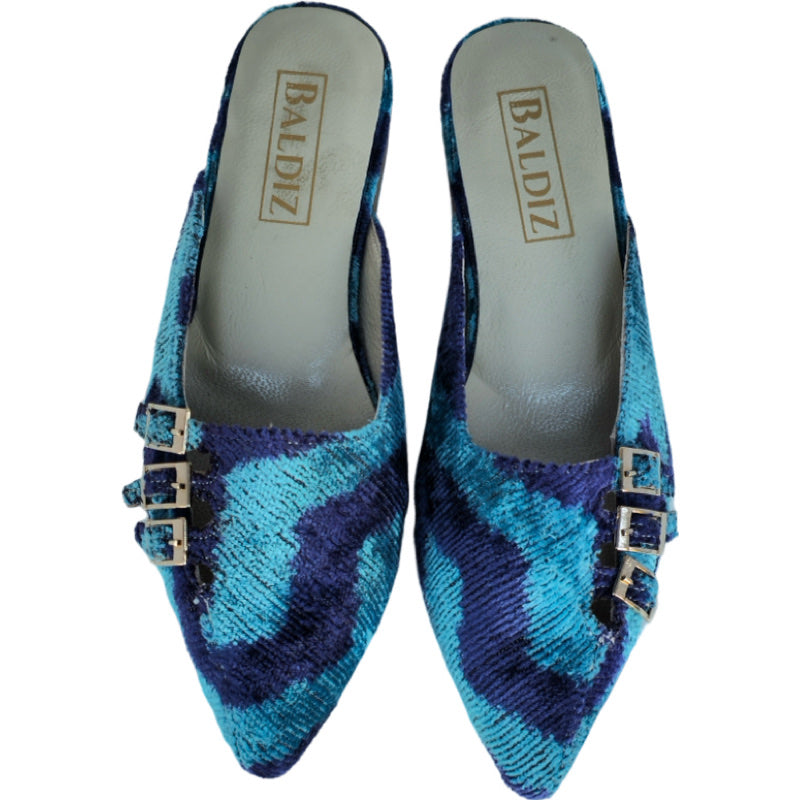 Blue and Navy Roxy Slide