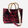 Crimson Safari Small Avery Bamboo Bag