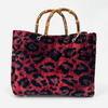 Crimson Safari Small Avery Bamboo Bag