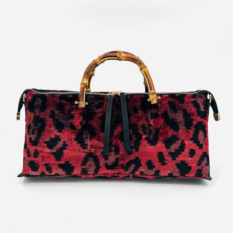 Crimson Safari Goldie Bamboo Bag
