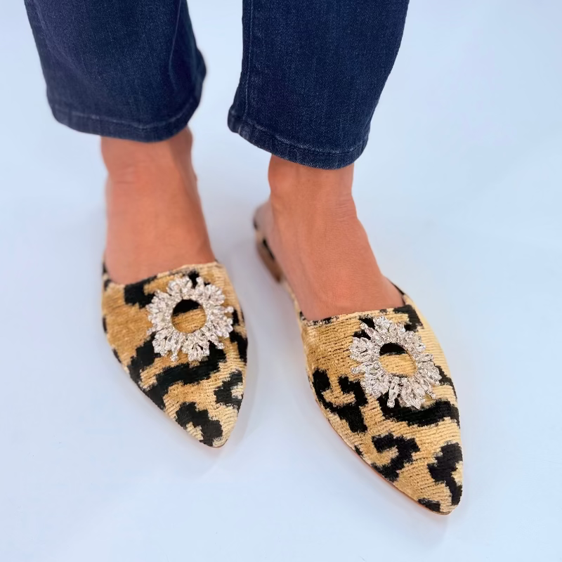 Leopard Patterns Nora Cocktail Slide