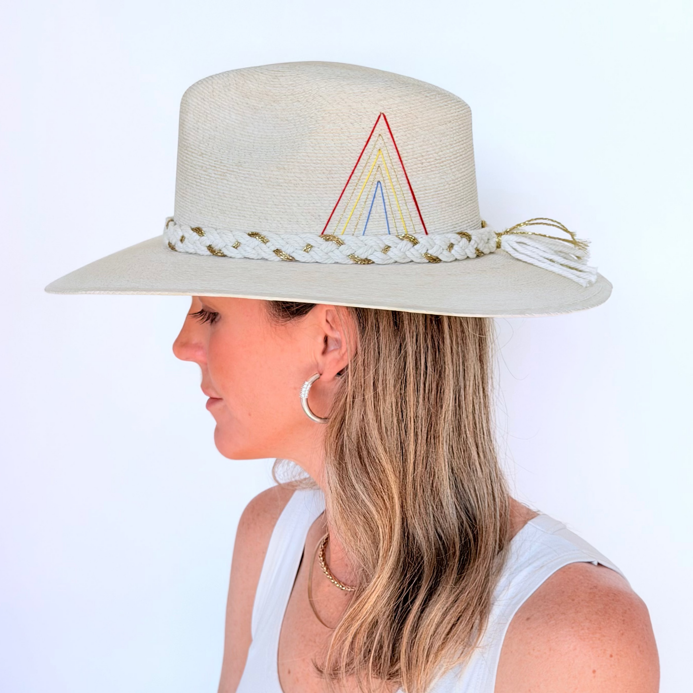 Baldiz "Primary Rainbow Triangle" Hat