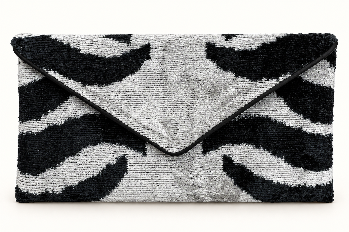 Original Zebra Envelope Clutch