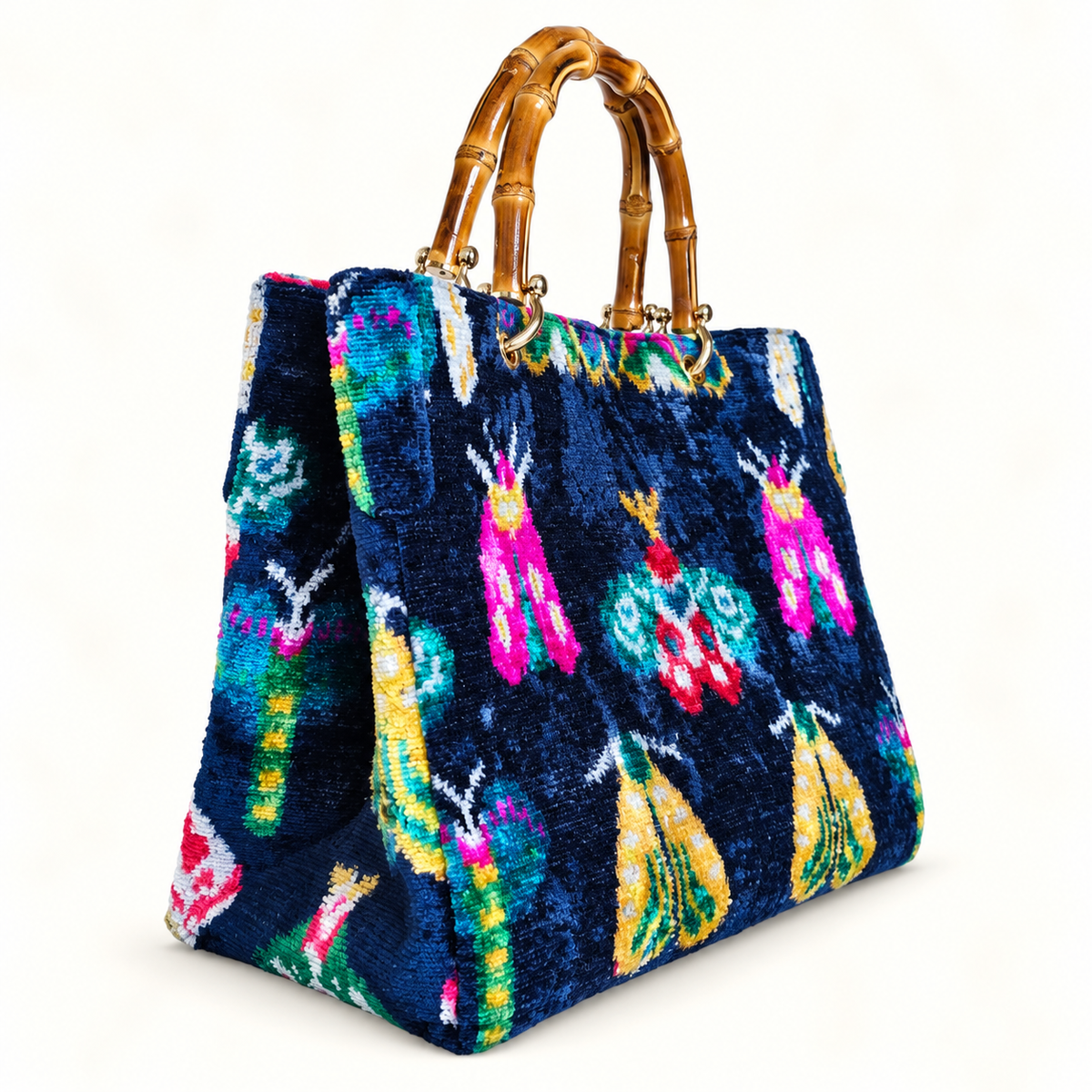 Oxford Blue Bug Avery Bamboo Bag
