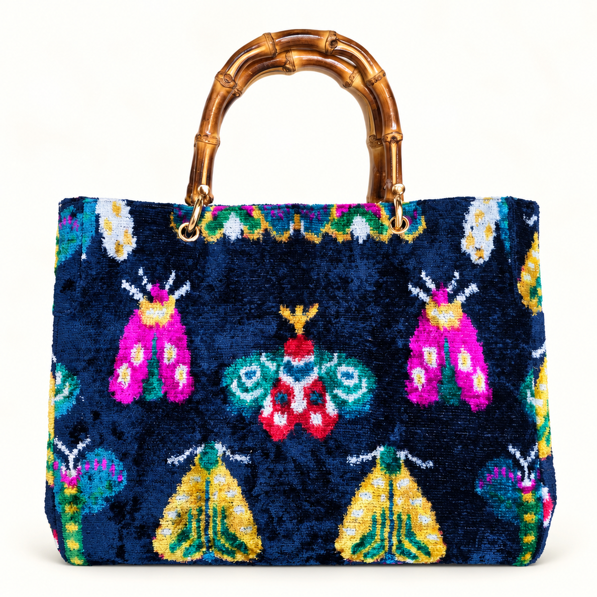 Oxford Blue Bug Avery Bamboo Bag