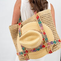 The Perfect Pair - The Indie Bag + Palm Hat with Raffia Band