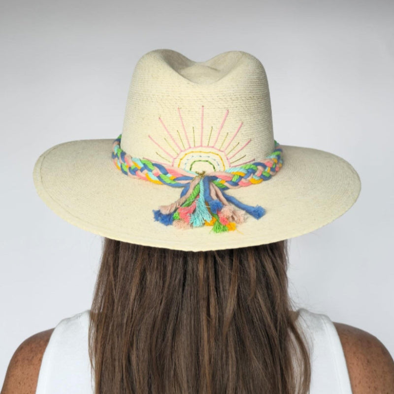 Baldiz "Pastel Rainbow Sun" Hat