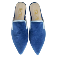 Navy and Baby Blue Amelia Slide
