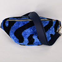 Blue Tiger Print Extra Large Emmie