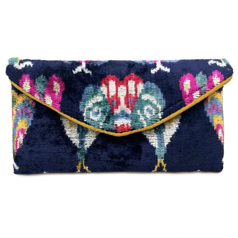 Blue Bug Lily Envelope Clutch